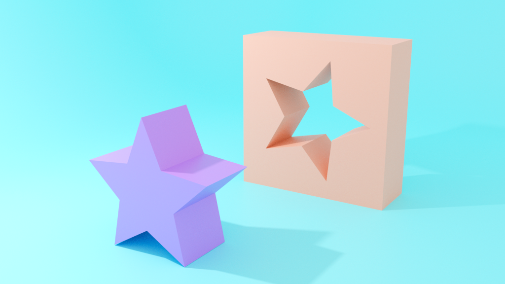 blender穴を開ける方法