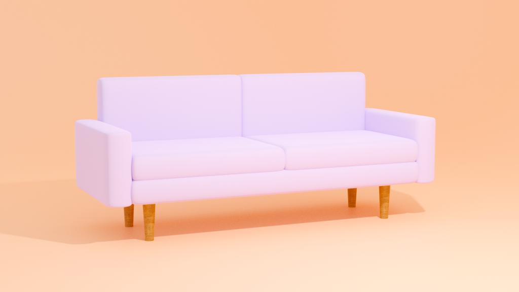 blenderソファの作り方